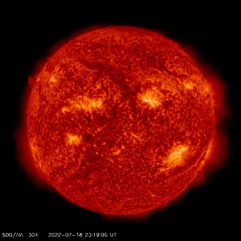 Image of Sun's transition region