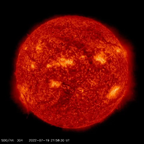 Image of Sun's transition region