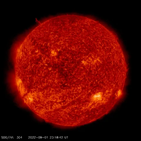 Image of Sun's transition region