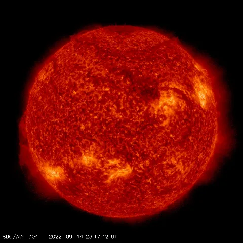 Image of Sun's transition region