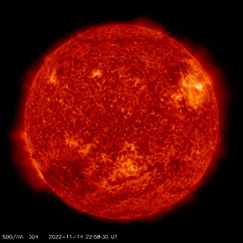 Image of Sun's transition region