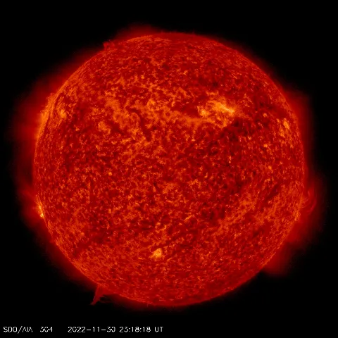 Image of Sun's transition region