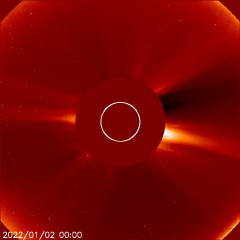 Image of solar wind