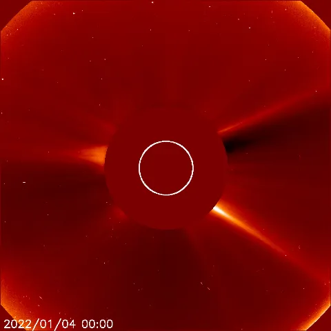 Image of solar wind