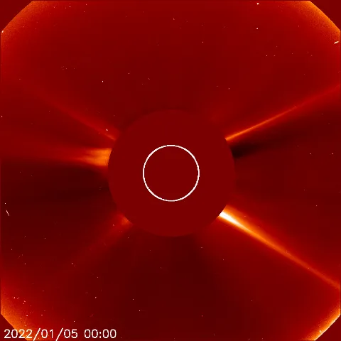 Image of solar wind