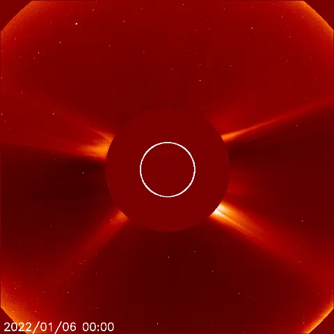 Image of solar wind