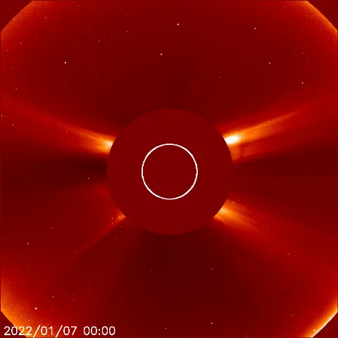 Image of solar wind