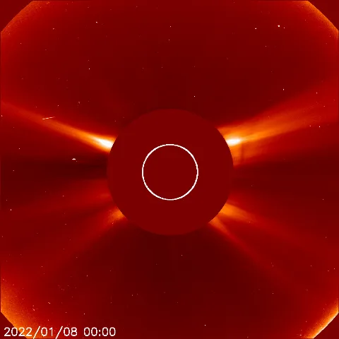 Image of solar wind