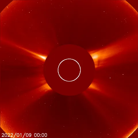 Image of solar wind