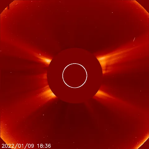 Image of solar wind