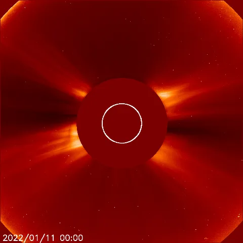 Image of solar wind