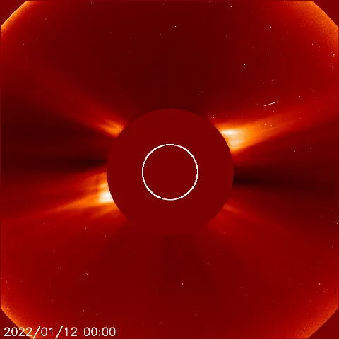 Image of solar wind