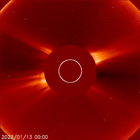 Image of solar wind