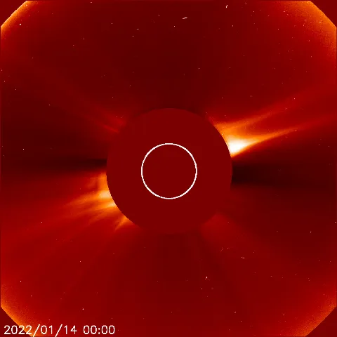 Image of solar wind