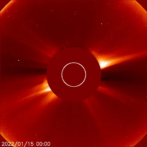 Image of solar wind