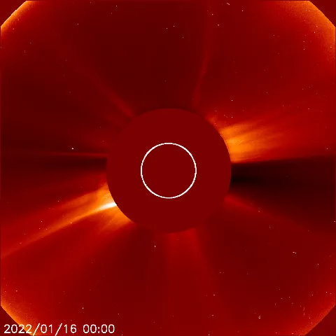 Image of solar wind