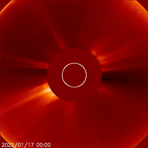 Image of solar wind