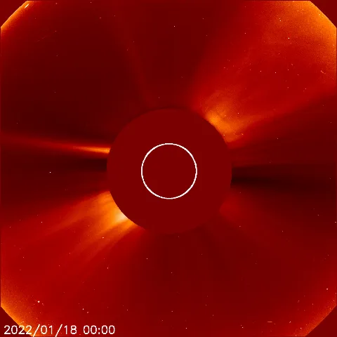 Image of solar wind