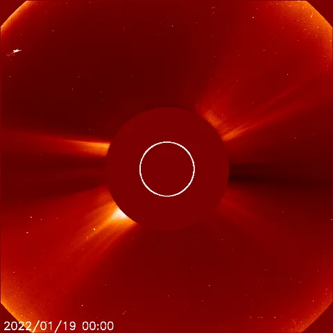 Image of solar wind