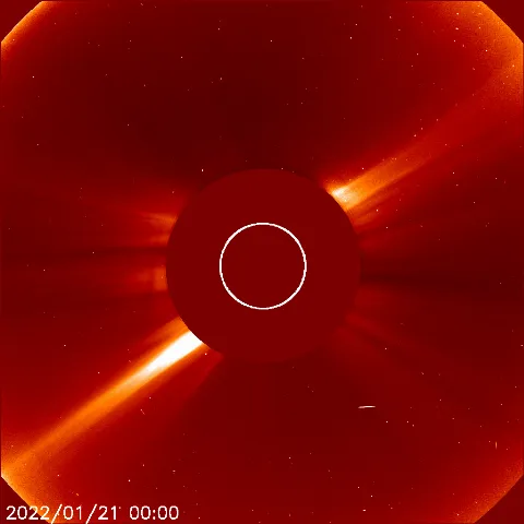 Image of solar wind