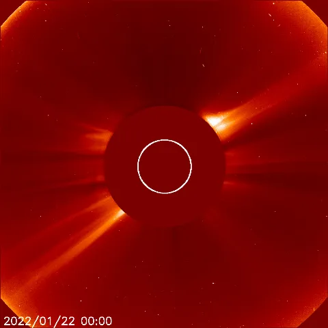 Image of solar wind