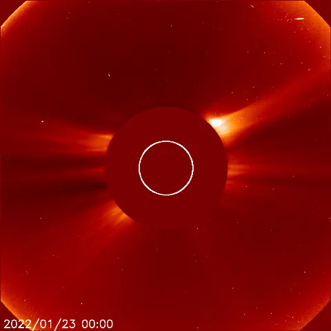 Image of solar wind