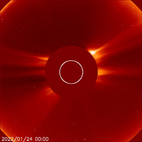 Image of solar wind