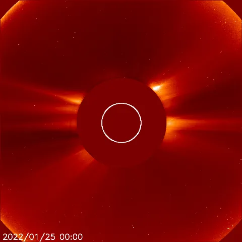 Image of solar wind