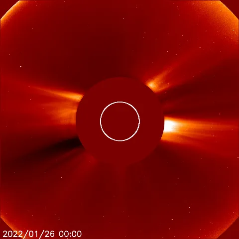 Image of solar wind