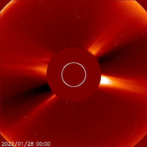 Image of solar wind