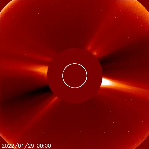 Image of solar wind