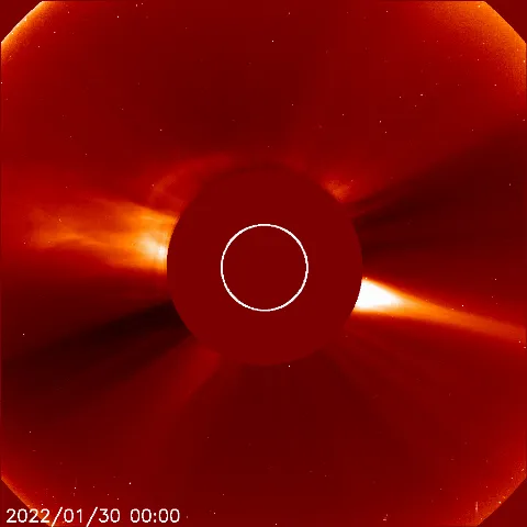 Image of solar wind