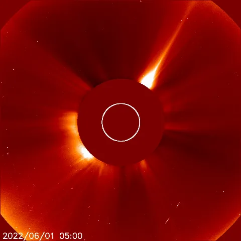 Image of solar wind