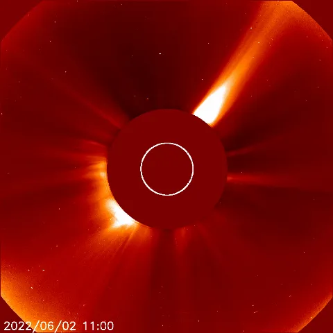 Image of solar wind