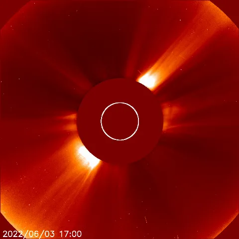 Image of solar wind