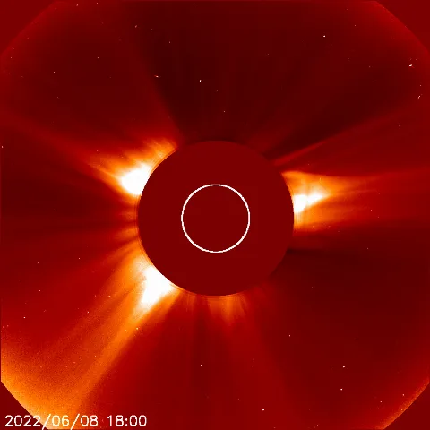 Image of solar wind