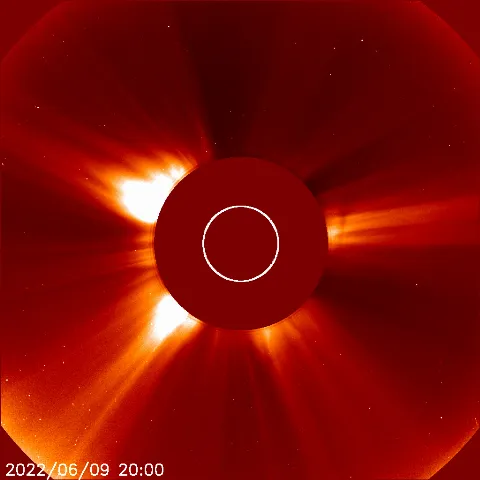 Image of solar wind