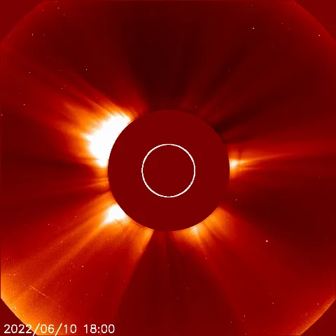 Image of solar wind