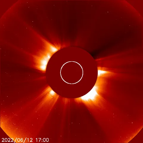 Image of solar wind