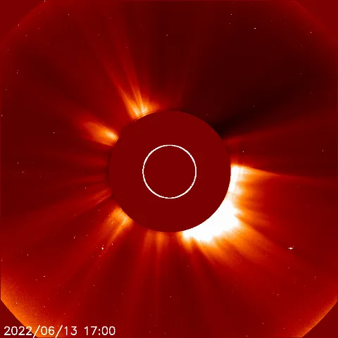 Image of solar wind