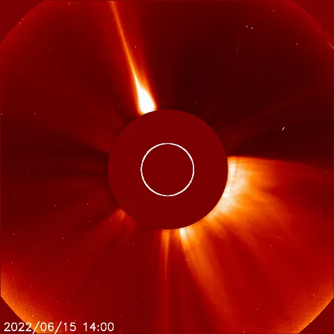 Image of solar wind