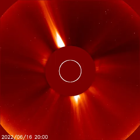 Image of solar wind