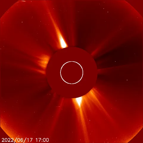 Image of solar wind