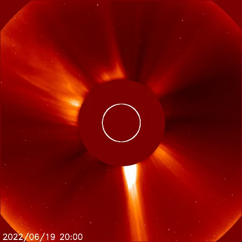 Image of solar wind