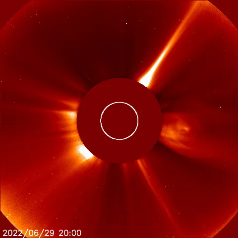 Image of solar wind