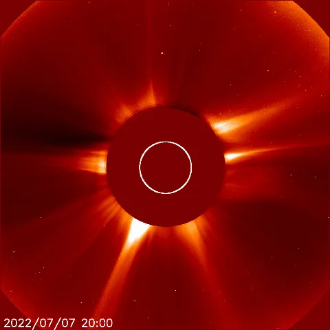 Image of solar wind