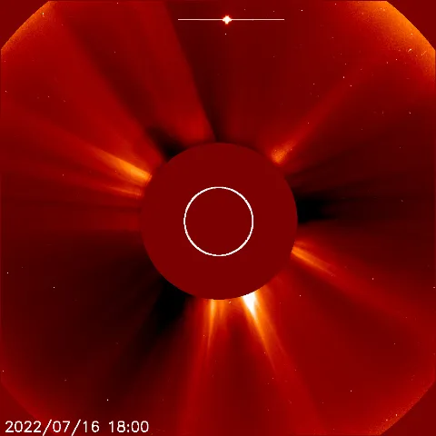 Image of solar wind