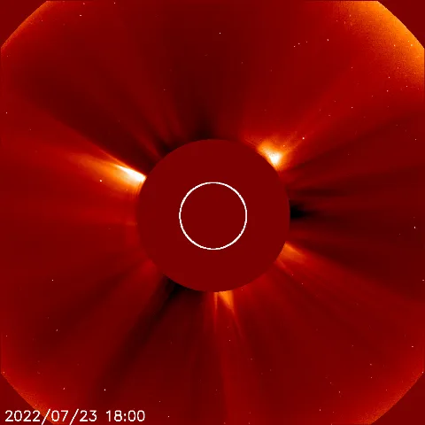 Image of solar wind