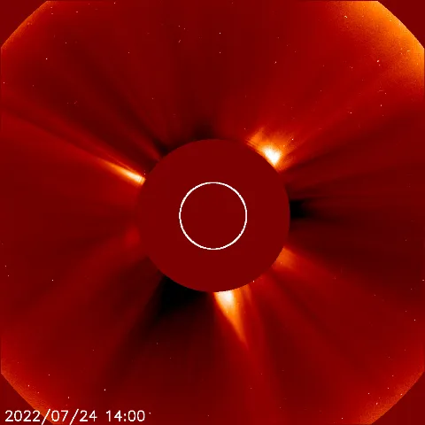 Image of solar wind