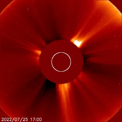 Image of solar wind